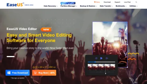 Top 12 Free Video Editing Software with NO Watermark 2023 - EaseUS