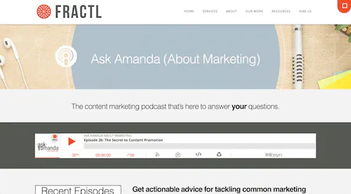 Pregúntale a Amanda sobre marketing