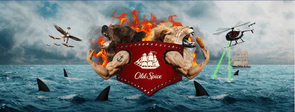 Old Spice Facebook cover photo
