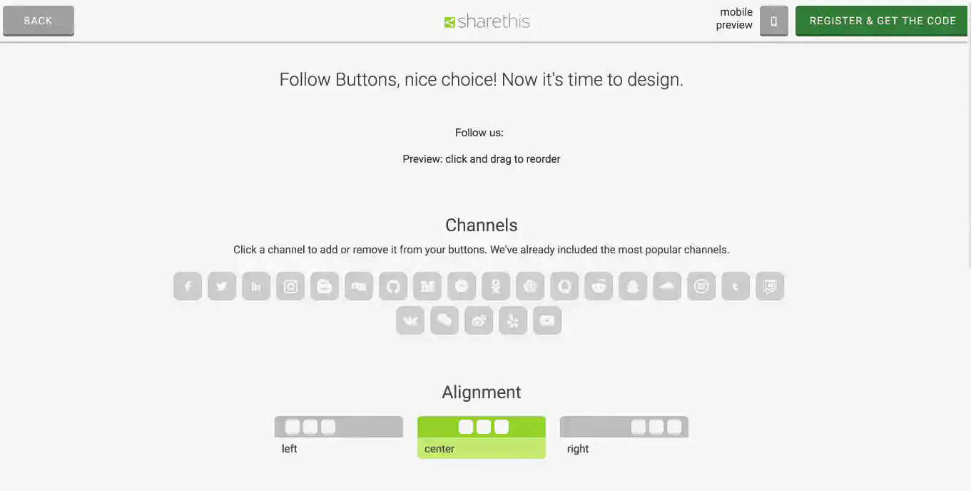 how to customize follow buttons