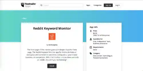 Reddit Keyword Monitor