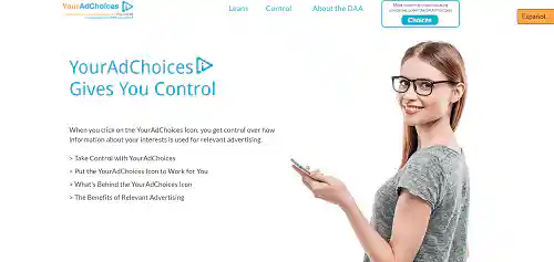 What is AdChoices? YourAdChoices screenshot