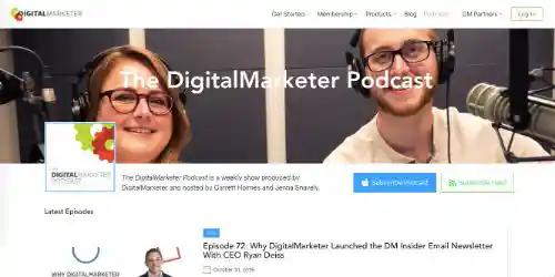 Best Social Media Podcasts: DigitalMarketer