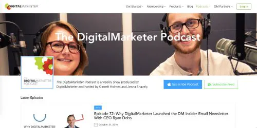 I migliori podcast sui social media: DigitalMarketer
