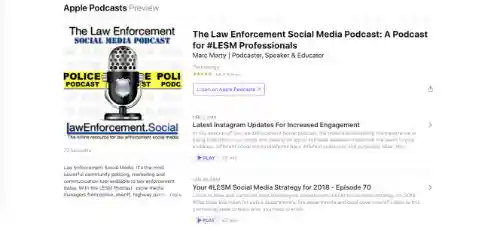 Best Social Media Podcasts: The Law Enforcement Social Media Podcast