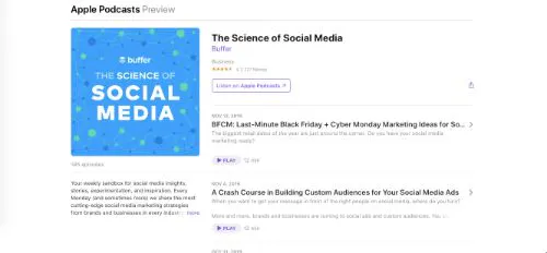 Best Social Media Podcasts: The Science of Social Media﻿