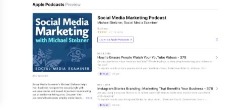 Die besten Social Media Podcasts: Social Media Marketing