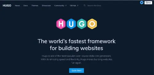 Les meilleures plateformes de blogs : Hugo