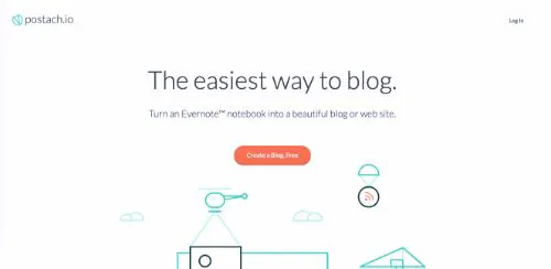 Melhores Plataformas de Blogging: Postach.io