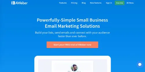Les meilleurs services et logiciels d'Email Marketing : AWeber