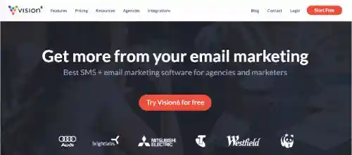 Beste E-Mail-Marketing-Dienstleistungen und Software: Vision6