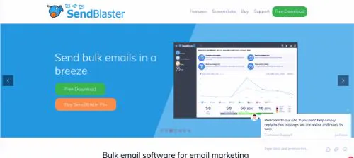 Les meilleurs services et logiciels d'Email Marketing : SendBlaster
