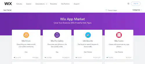 Wix App Market Customization Tools
