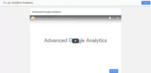 Google Analytics Certification: Advanced Google Analytics