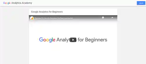 谷歌分析認證:谷歌初學者分析