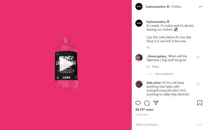 Top-Tipps für Postings auf Instagram und Getting Likes - Lush Cosmetics