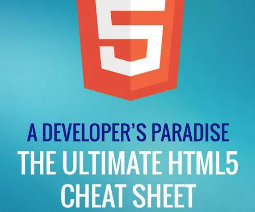No Blast Blog - HTML5 Cheat Sheet (PDF) 