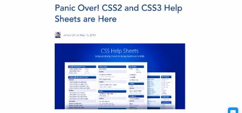 GoSquared - Schede di aiuto CSS2 e CSS3