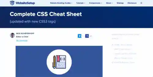 WebsiteSetup - Complete CSS Cheat Sheet