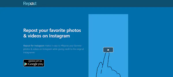 Sharing Other Users’ Posts on Instagram Repost App