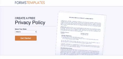 Generadores de políticas de privacidad gratis: Plantillas de formularios
