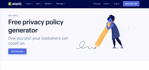 Free Privacy Policy Generators: Shopify