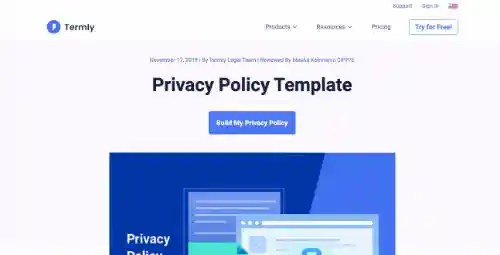 Privacy Policy Templates: Termly