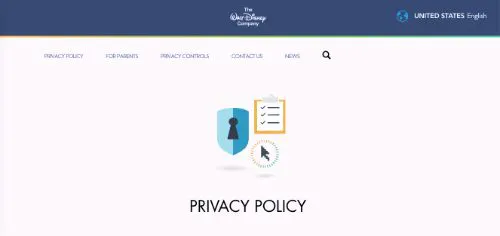 隱私政策示例:迪士尼