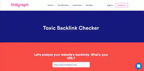 LinkGraph Verificador Tóxico de Backlink