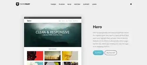 Best WordPress Theme for Portfolios: Hero