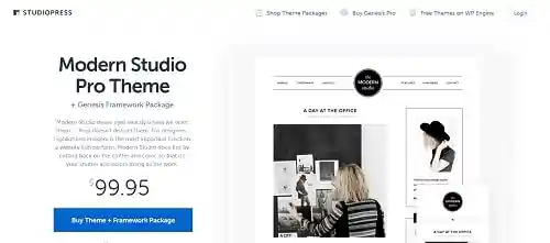 Best WordPress Theme for Blogging: Modern Studio Pro