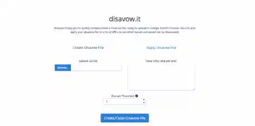 Best Free SEO Tools:Disavow.it