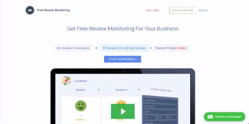Beste kostenlose SEO-Tools: Kostenloses Review Monitoring
