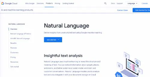 Las mejores herramientas gratuitas de SEO: API de lenguaje natural de Google