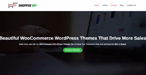I migliori temi del commercio elettronico WordPress: Shopper