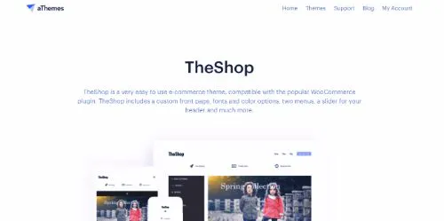 Les meilleurs thèmes de commerce électronique WordPress : TheShop