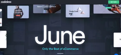 Melhores Temas de WordPress eCommerce: Junho