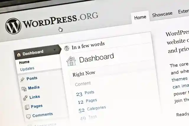 Tableau de bord de WordPress.org