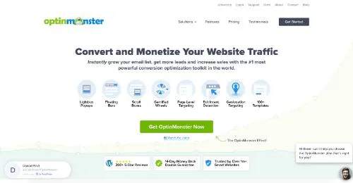 OptinMonster call to action example