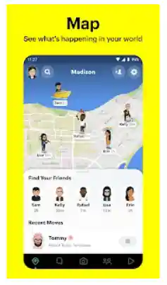 Snap Map screenshot