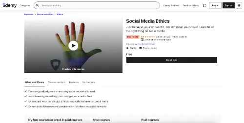 Social Media Ethics