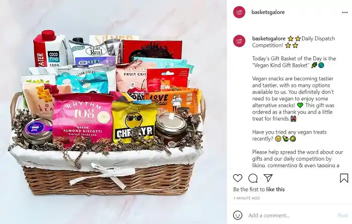 Baskets Galore Instagram giveaway