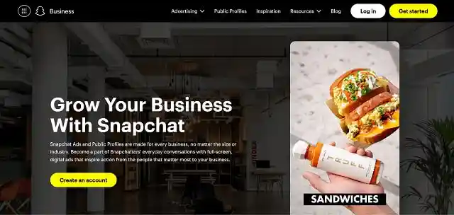 Snapchat for Business screenshot