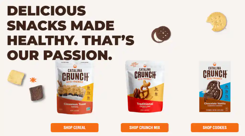 Catalina Crunch — Delicious snacks made healthy