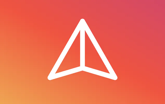 Botão Instagram arrow/plane share 