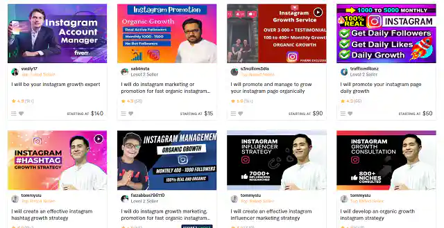 Fiverr Instagram Growth Specialists 