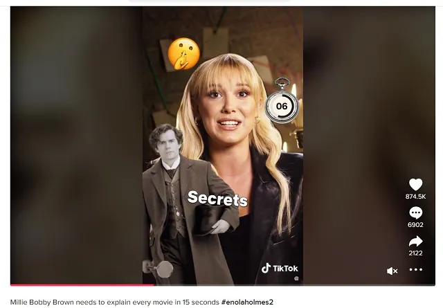 Captura de pantalla de @netflix en TikTok