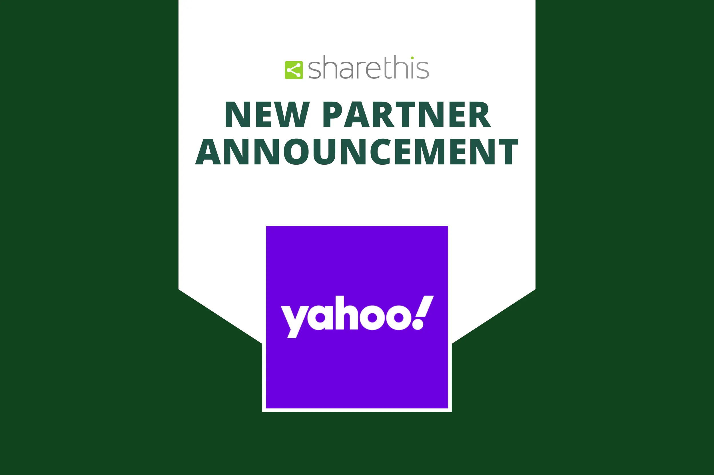 Novo anúncio de parceria com Yahoo ConnectID
