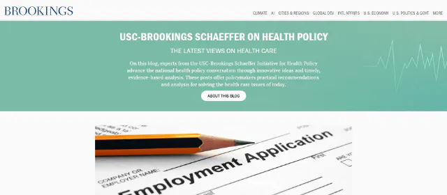 Initiative Schaeffer pour la politique de santé de l'USC-Brookings