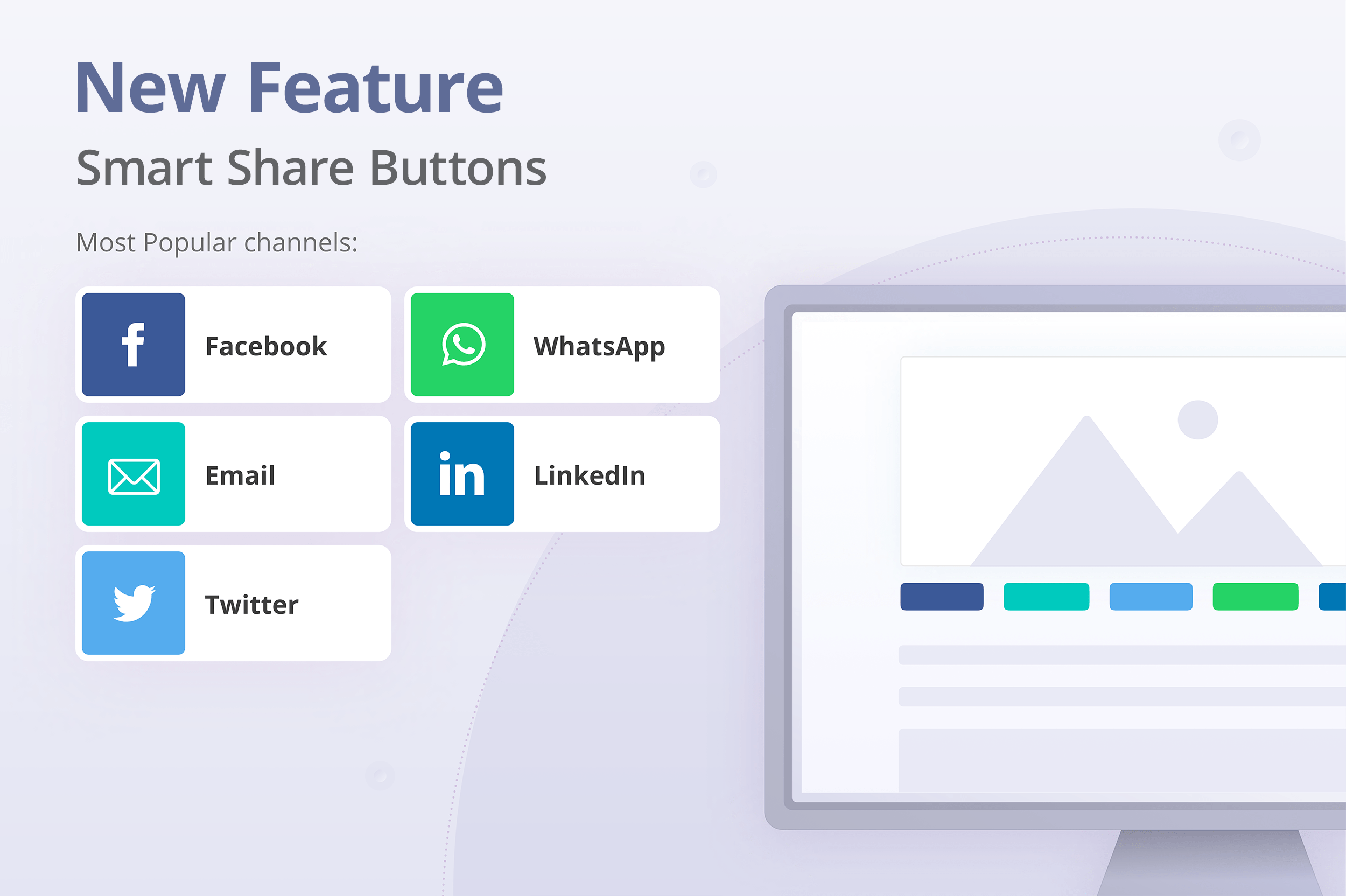 Introdução de botões de partilha mais inteligentes para acelerar a sua partilha e envolvimento no website